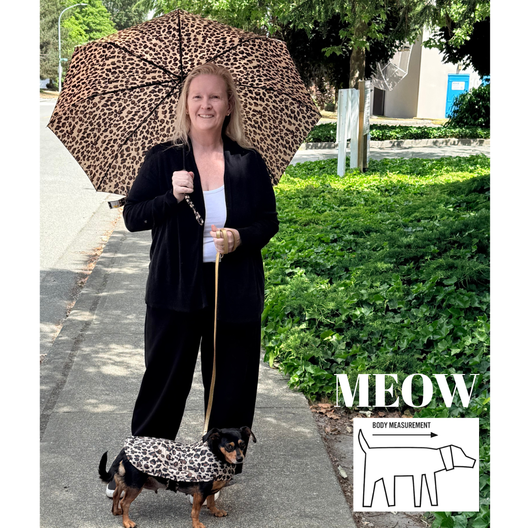 Matching Rain Umbrella & Dog Rain Jacket Set | You & Your Pup