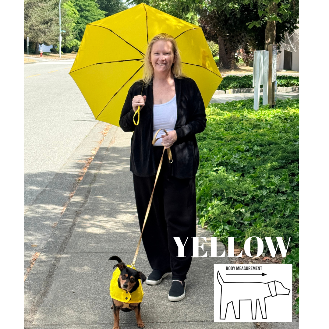 Matching Rain Umbrella & Dog Rain Jacket Set | You & Your Pup