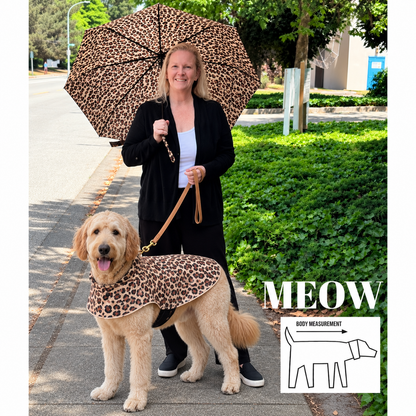 Matching Rain Umbrella & Dog Rain Jacket Set | You & Your Pup