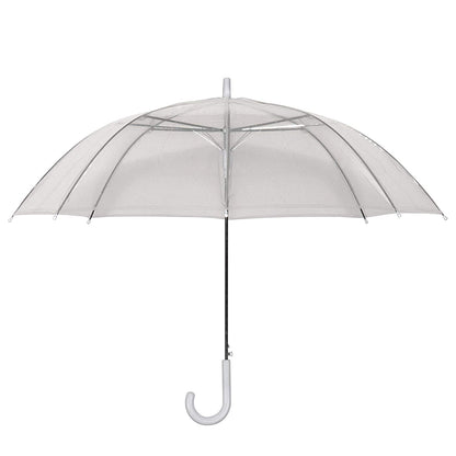 Clear PVC Long Rain Umbrella