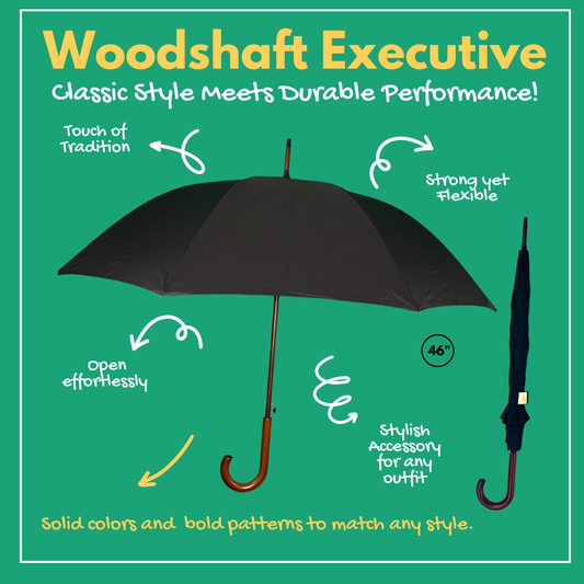 Vancouver Executive Woodshaft Umbrella