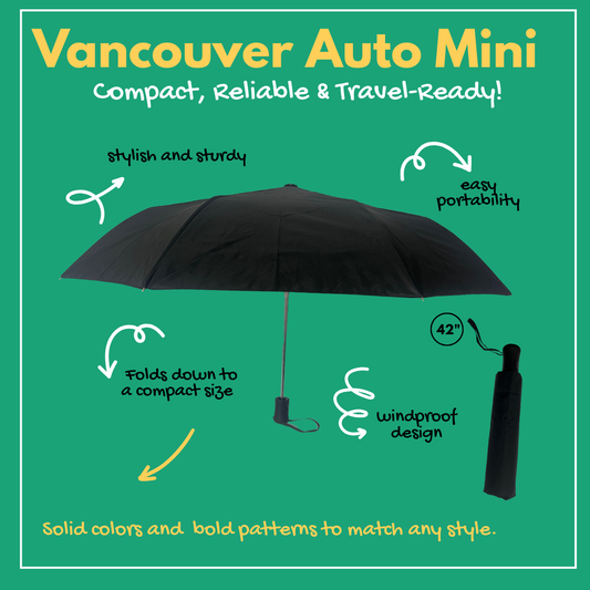 Vancouver Auto Mini Umbrella