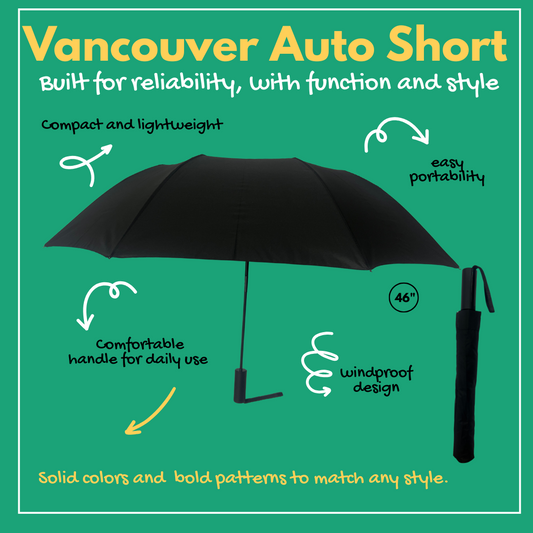 Vancouver Auto Short Umbrella